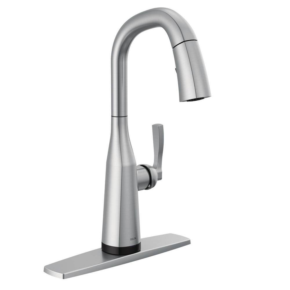 Arctic Stainless Steel Modern Pull-Out Spray Bar Faucet