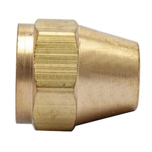 3/8 in. Flare Brass SAE 45 °Flare Short Rod Nuts (10-Pack)