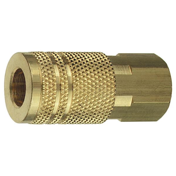 Husky 1/4 in. FNPT x 1/4 in. I/M Brass Coupler