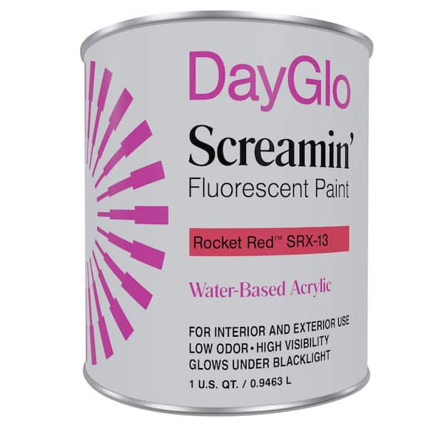 SRX Series 1 qt. Rocket Red Fluorescent Paint