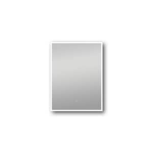 24 in. W x 32 in. H Rectangular Frameless LED Wall Mount Bathroom Vanity Mirror with Integrated Touch Switch