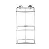 Croydex Stick 'n' Lock Two Tier Cosmetic Basket 20.6 x 10.2 x 6.4 Inches