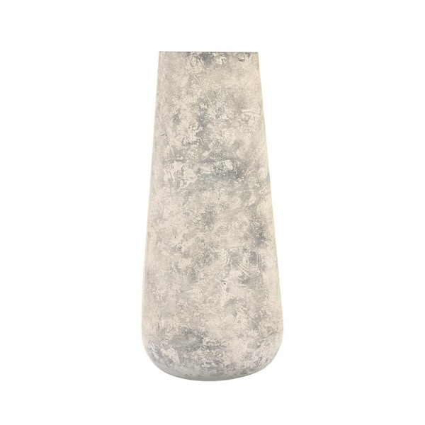 Unbranded Eureka Iron 4 in. Decorative Vase in White