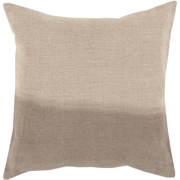 Artistic Weavers Roxbury Taupe Striped Polyester 18 in. x 18 in. Throw Pillow