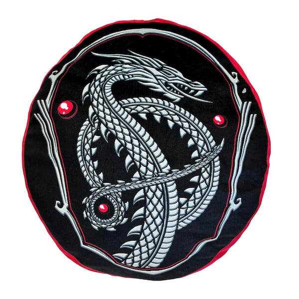 THE NORTHWEST GROUP House of the Dragon "There Will Be Fire And Blood" Multi-Color Travel Cloud Pillow