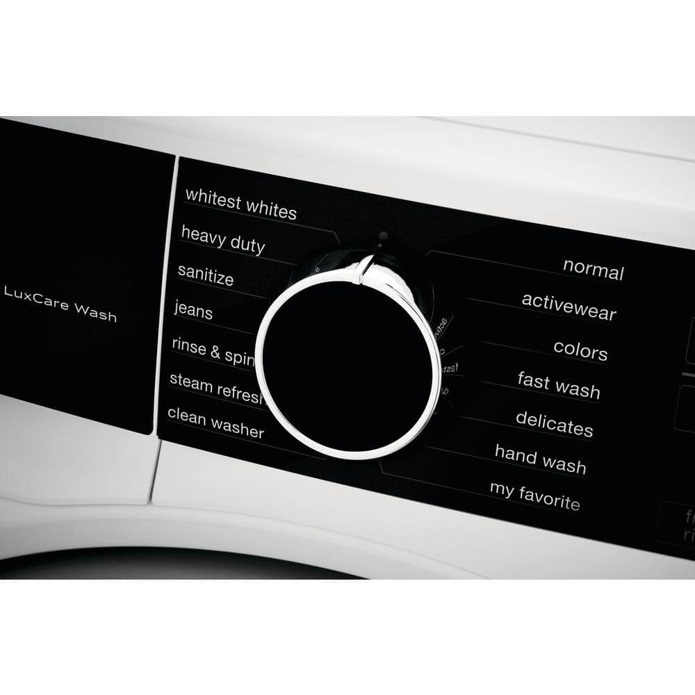 White 2.4 Cu. Ft. High Efficiency Front Load Washer with Steam
