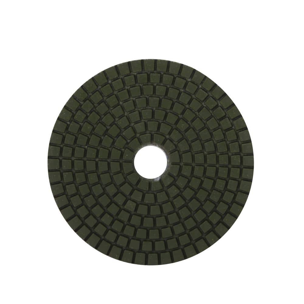 Rubi 4 in. 50 Grit Resin Wet Polishing Pad 61942 - The Home