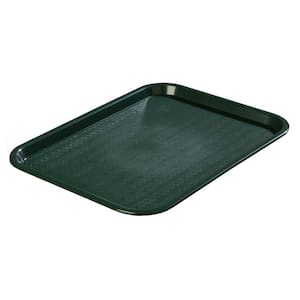 14 in. x 18 in. Polypropylene Tray in Forest Green (Case of 12)