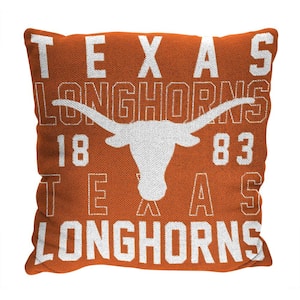 NCAA Texas Stacked Multi-Colored  20" Throw Pillow
