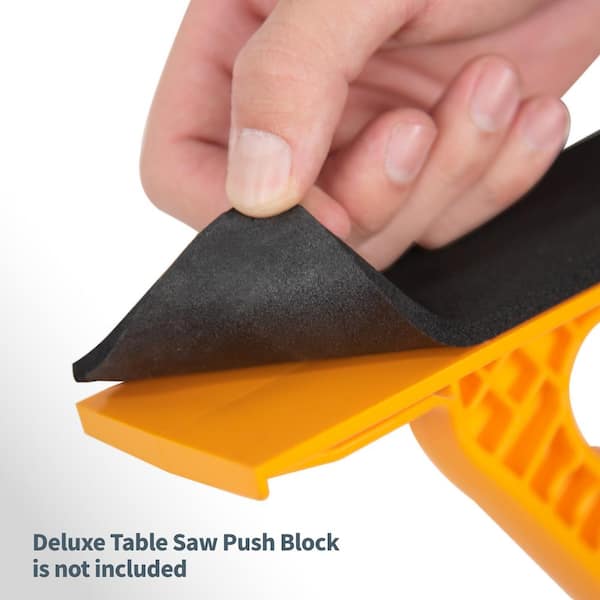 POWERTEC EPDM Rubber Self -Adhesive Push Block Replacement Pad for