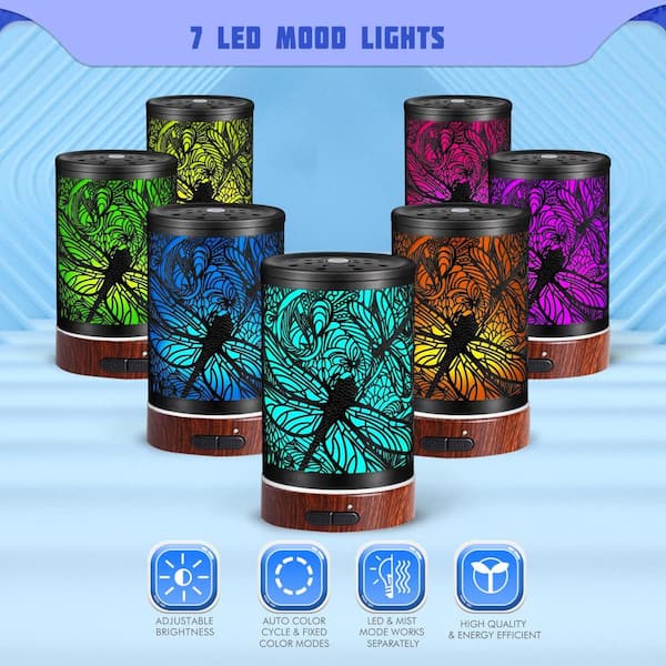 Afoxsos Essential Oils Aromatherapy Diffuser, Metal Cool