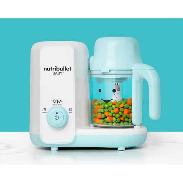 NutriBullet Baby 12 oz. Single Speed White Blender with 32 oz. Batch Bowl  and Lid NBY-50100 - The Home Depot