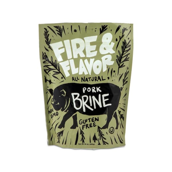 Fire and Flavor All Natural, Sage & Thyme, 16oz Pork Brine Marinades
