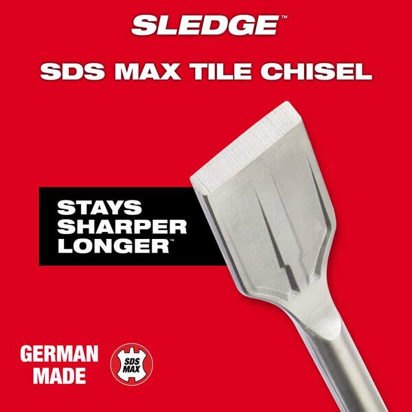 Details about   Milwaukee 48-62-4258 SDS-MAX Shank  2″ X 15″ Tile Chisel