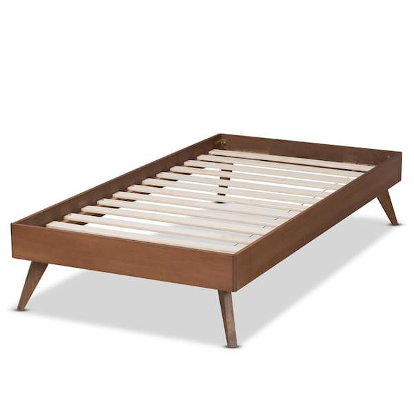 Baxton Studio Lissette Ash Walnut Twin Bed Frame 180 11159 HD