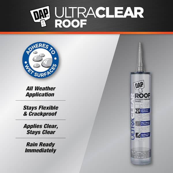 Ultra Clear 10.1 oz Clear Roof Sealant (12-Pack)