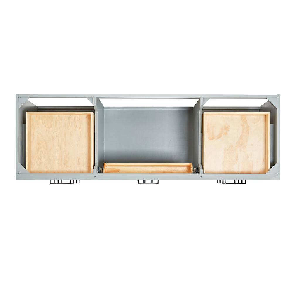 Hepburn 67" Gray Freestanding Single Vanity with Quartz Top