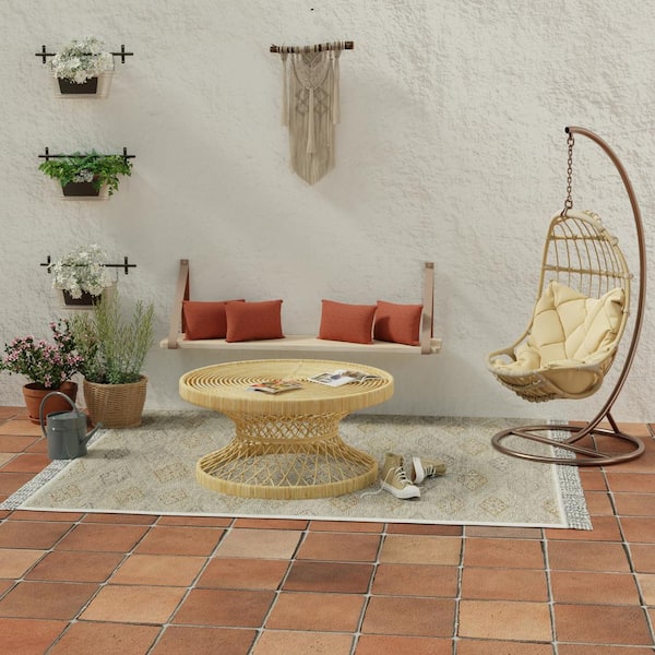 Jordan Manufacturing 18 in. L x 12 in. W x 4 in. T Outdoor Lumbar Throw Pillow in Posh Saucy (2-Pack)