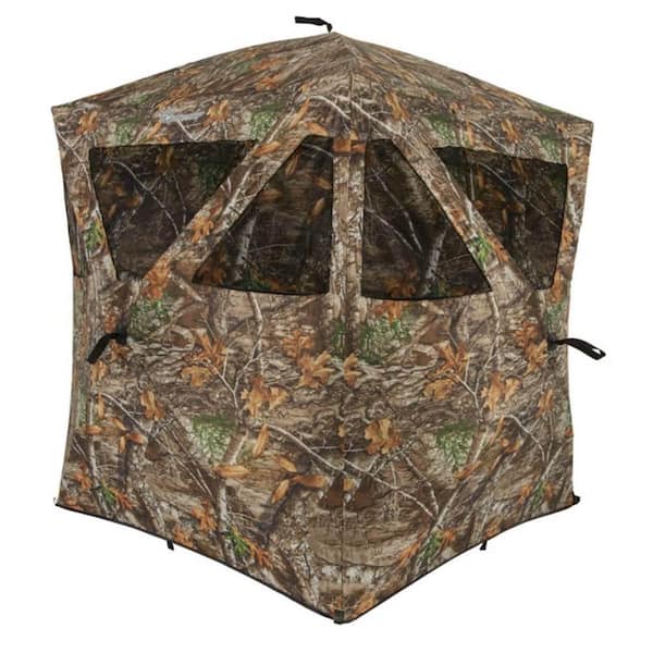 Ameristep 66 in. x 55 in. x 55 in. Care Taker Polyester Realtree Camo ...