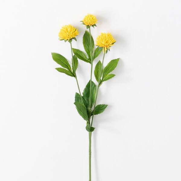 SULLIVANS 22 in. Artificial Yellow Clover Stem