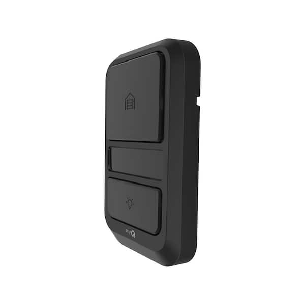 Battery Powered Multi-Function Wireless Wall Control with One Touch Operation for Select Garage Door Openers