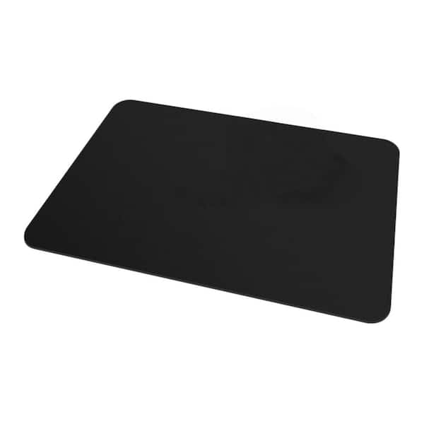 12 in. x 19 in. Mat with Super Absorbent, Coffee Bar and Machine Matching for Kitchen Counter, Black (1-Pack)