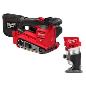 M18 FUEL 18V Lithium-Ion Cordless 3 in. x 18 in. Belt Sander w/Compact Router