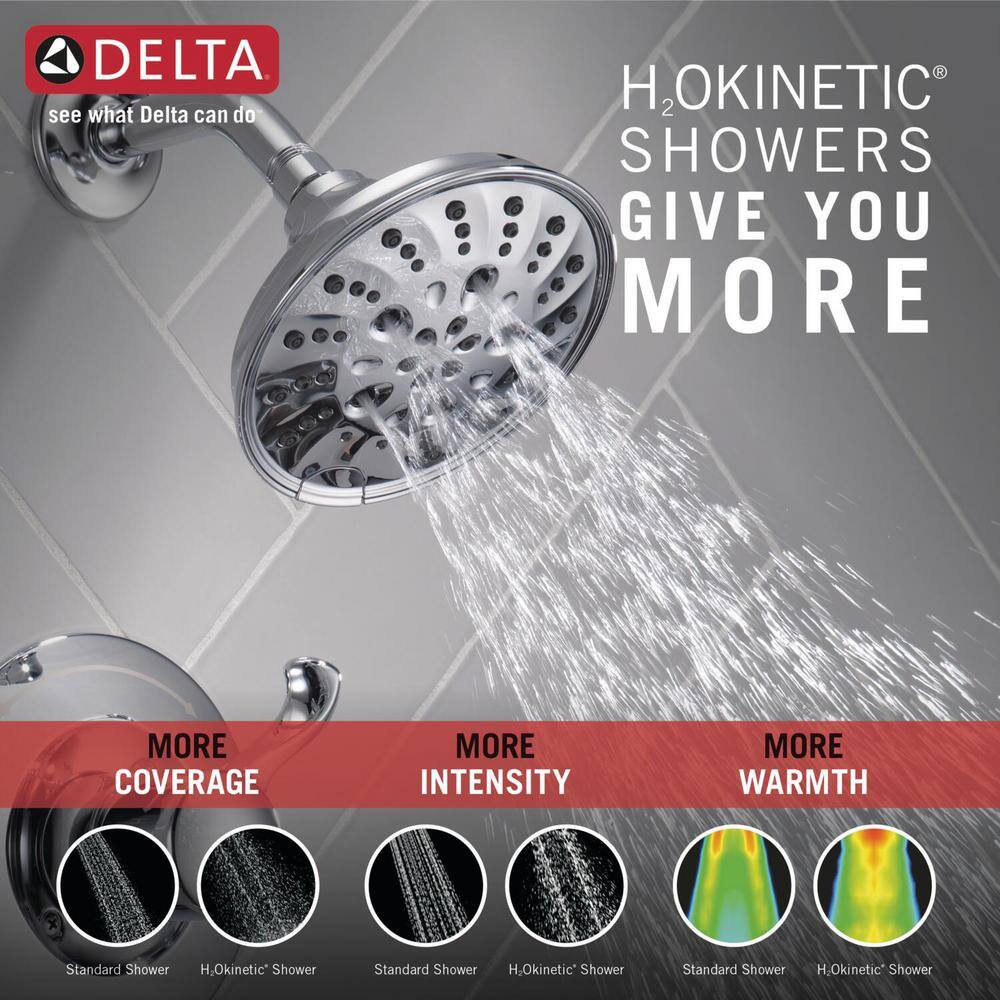 Esato Chrome Wall Mounted Tub and Shower Faucet Set
