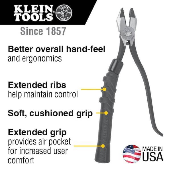 10 3/8 in Overall Lg, Plain Grip, Safety Wire Twister Plier