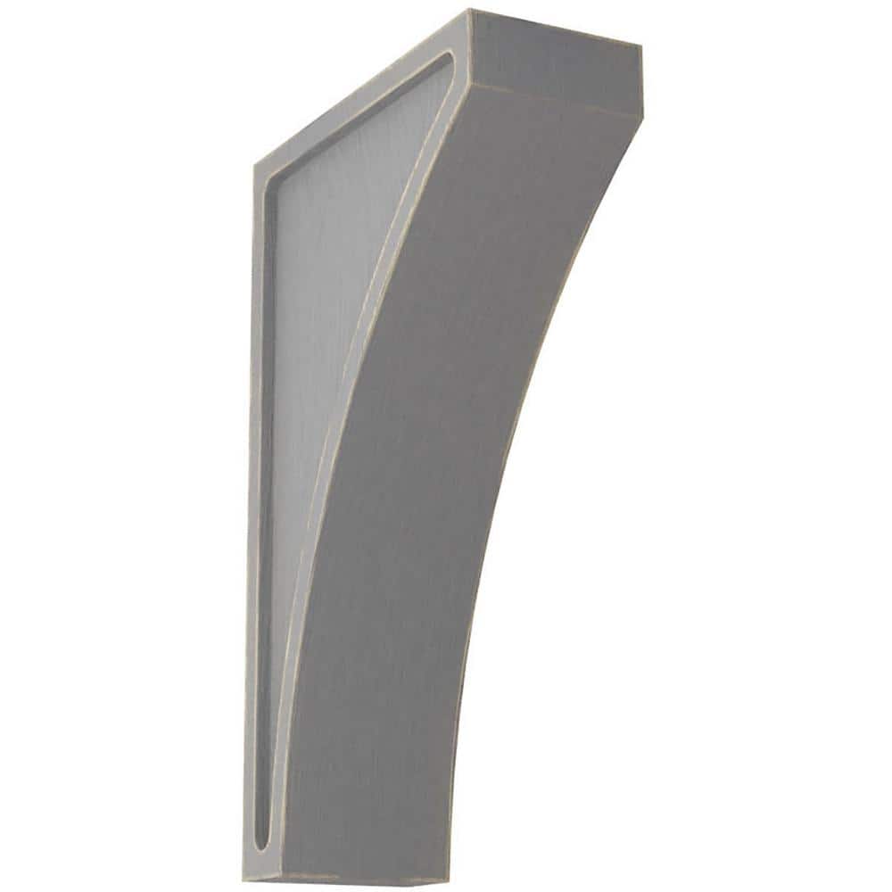 3 in. x 12 in. x 7-1/2 in. Pebble Grey Extra Large Lawson Wood Vintage Decor Corbel price history on PriceWatchPro