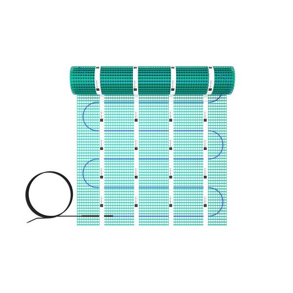 WarmlyYours TempZone 10 ft. x 24 in. 120-Volt Radiant Floor Heating Mat  (Covers 20 sq. ft.) TRT120-2.0x10 - The Home Depot