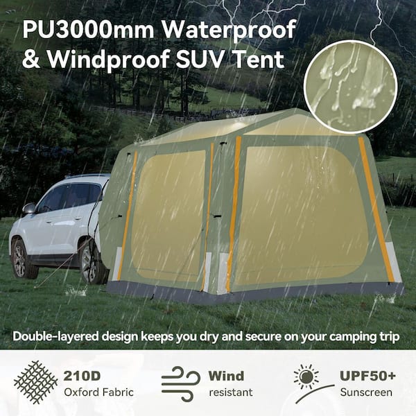 4-6 Person Inflatable Tents for Camping Blow Up Tent with Hand Pump Waterproof Oxford Air Tent for Camping Adult