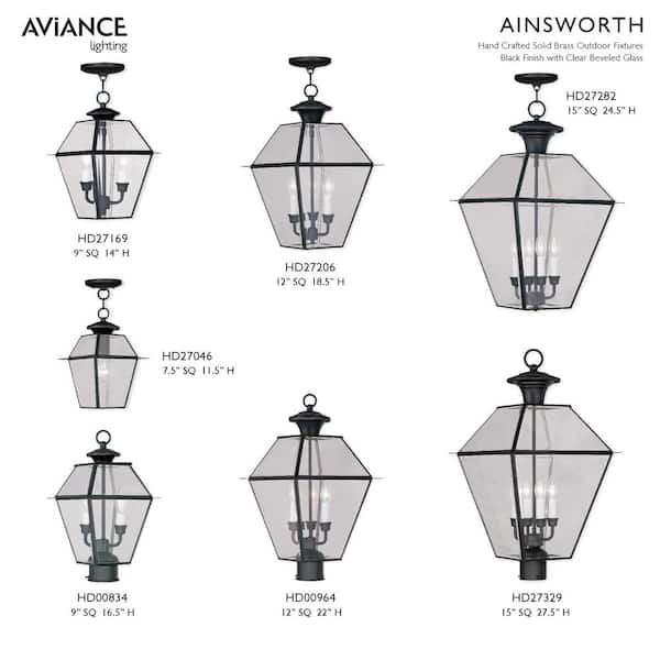 Livex Lighting Westover 60-Watt 16.5-in Bronze Traditional Post Light Livex Lighting Westover 60-Watt 16.5-in Bronze Traditional Post Light