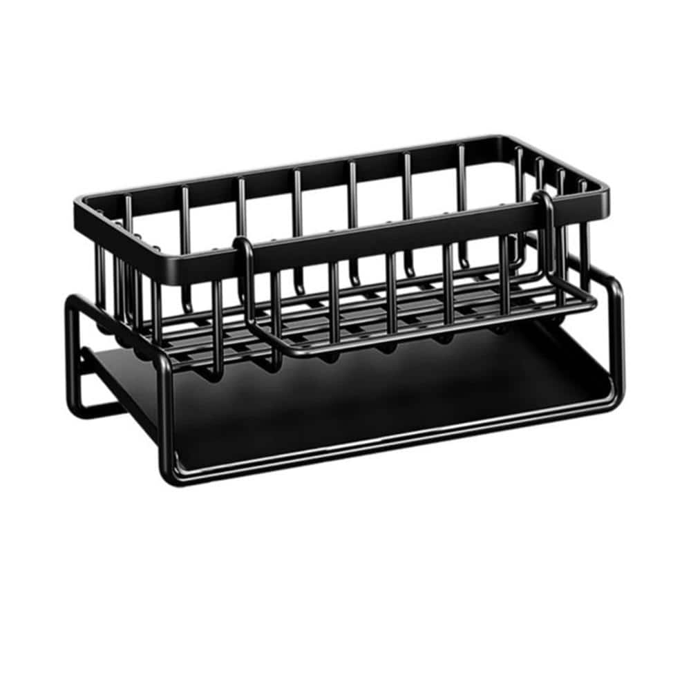 2-Pieces Stainless Steel Sink Storage Rack Sponge Drain Rack Sink Caddy for
