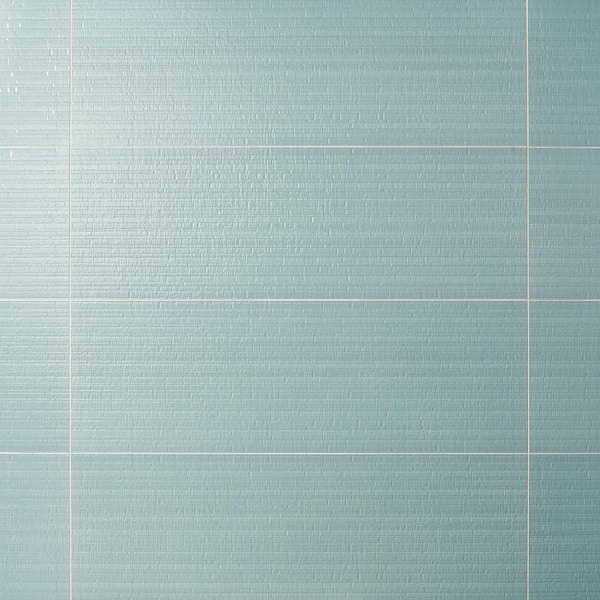 Ivy Hill Tile Angela Harris Harmony Deco Jade 4 in. x 0.41 in. Satin Ceramic Wall Tile Sample