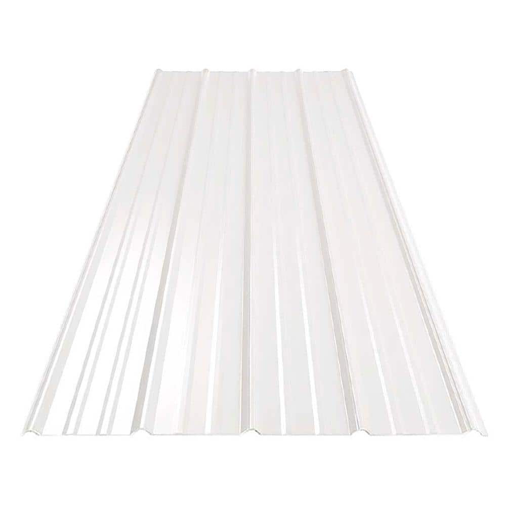 16 ft. SM-Rib Galvalume Steel 29-Gauge Roof/Siding Panel in White price history on PriceWatchPro