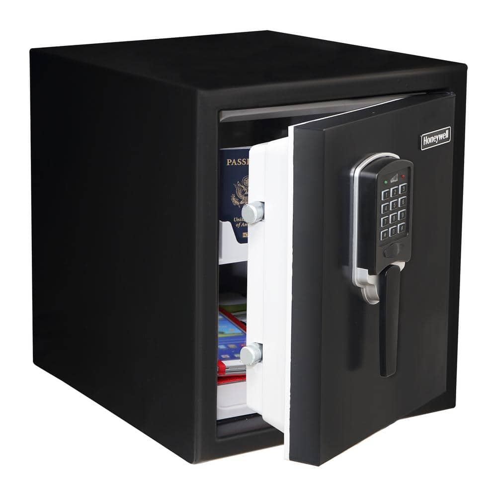 Black Medium Steel Fireproof Waterproof Digital Safe