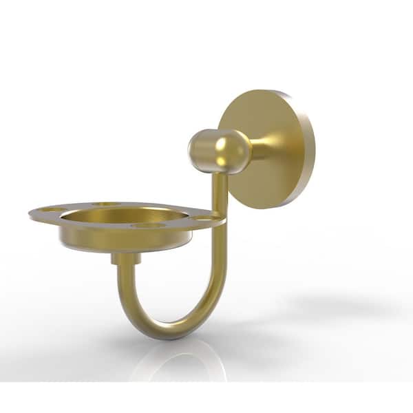 Allied Brass Tango Tumbler and Toothbrush Holder in Satin Brass