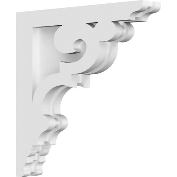 Ekena Millwork Preston 1.5 in. W x 12 in. H x 12 in. D Signature Urethane Polyurethane Corbel