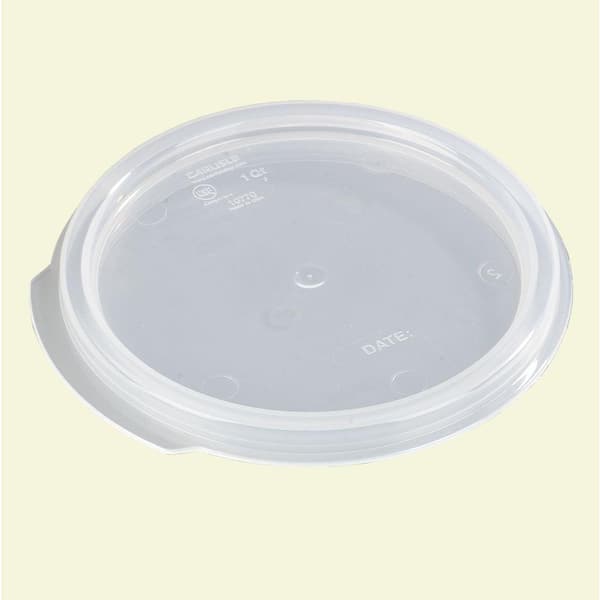 Carlisle Lid for 1 qt. See-Thru Polypropylene Round Storage Container (Case of12)