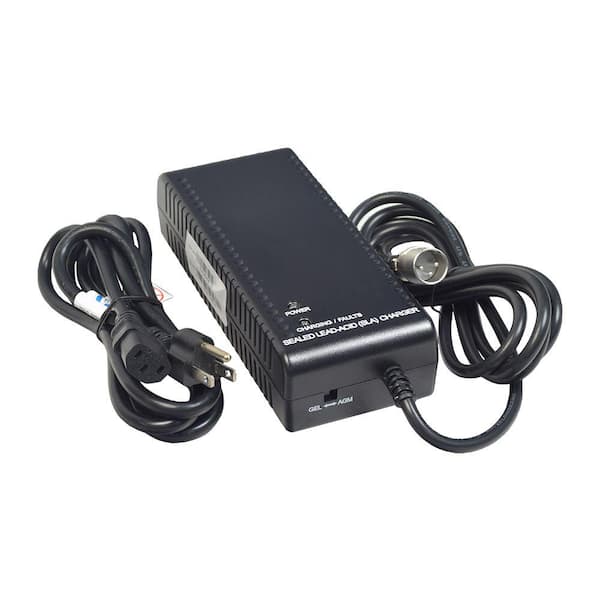 UPG 24-Volt 8A 3-Stage AGM/GEL Charger w/5.9 ft. Cordset