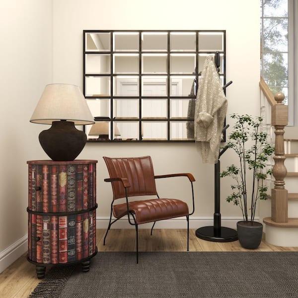 Maroon Wood Traditional Cabinet