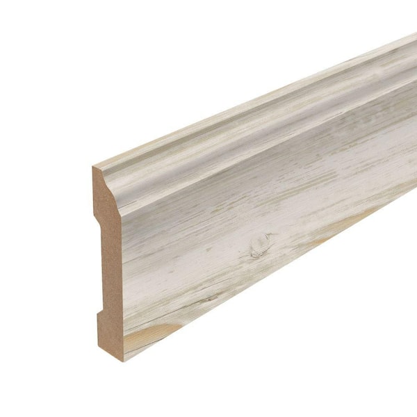 Bayview0. 62 in. T x 3.3 in. W x 94.5 in. L Textured Wood Look Laminate Moulding/Trim Base Molding