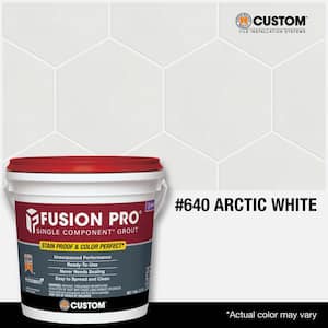Fusion Pro #640 Arctic White 1 gal. Single Component Stain Proof Grout