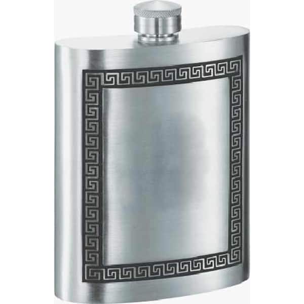 Visol Kalos Greek Design Pewter Liquor Flask