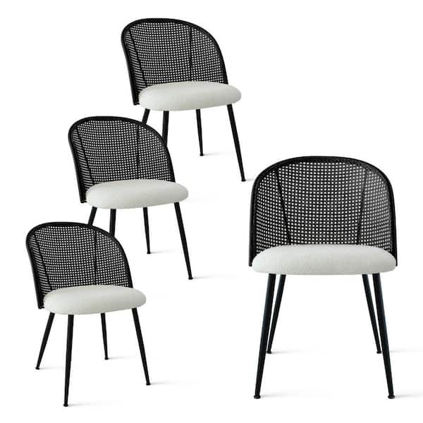★★Adairs★★ 3S Cali Tea Black JJ0908 LAOTIES Side Chair in Black (Set of 4) JULES-CHAIR-BK - The