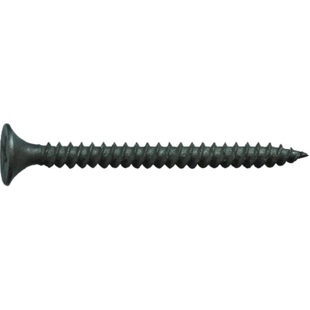 #6 x 2 in. Phillips Fine Drywall Screw Black Phosphate (3500/Box)