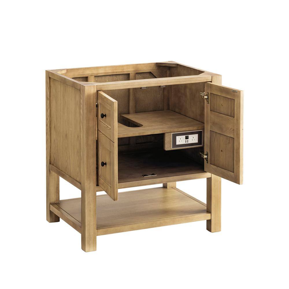 Light Natural Oak 30" Single Freestanding Vanity Base