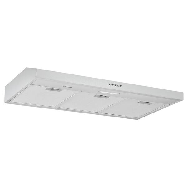 Ancona 36 in. 110 CFM Convertible Under Range Hood in Stainless