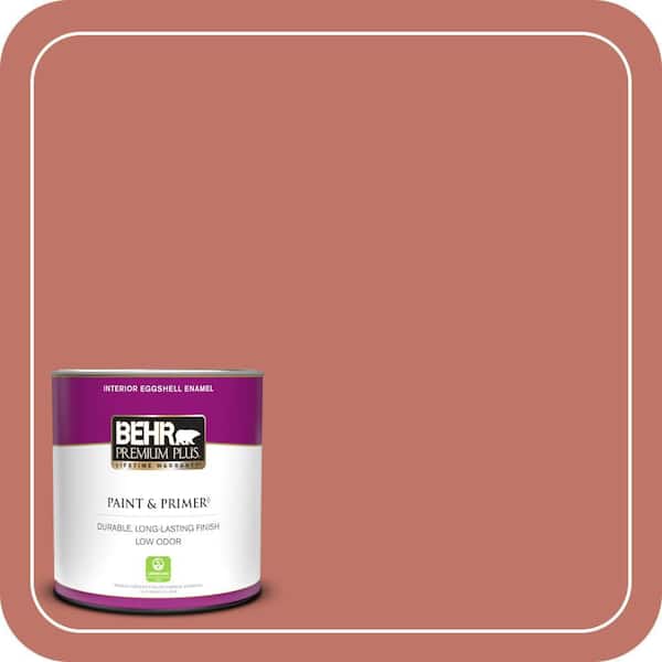 BEHR PREMIUM PLUS 1 qt. #HDC-FL14-2 November Eggshell Enamel Low Odor Interior Paint & Primer
